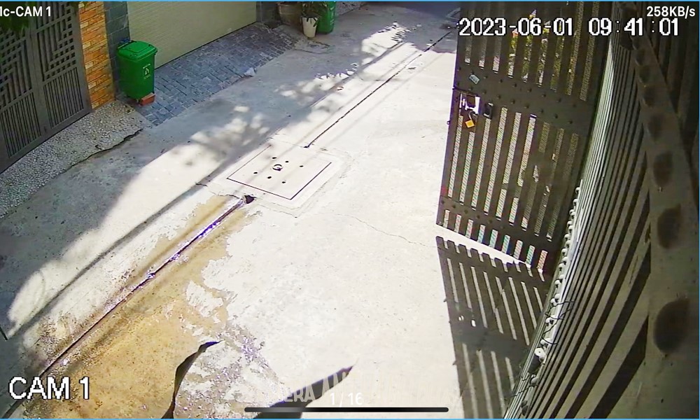 Hình  Thiết Bị Camera  thực tế  chất lượng hình ảnh 2.0 MP của bộ Lắp Bộ Camera IP Cho Nhà Hàng Full Color sử dụng mã KX-AF2112N2